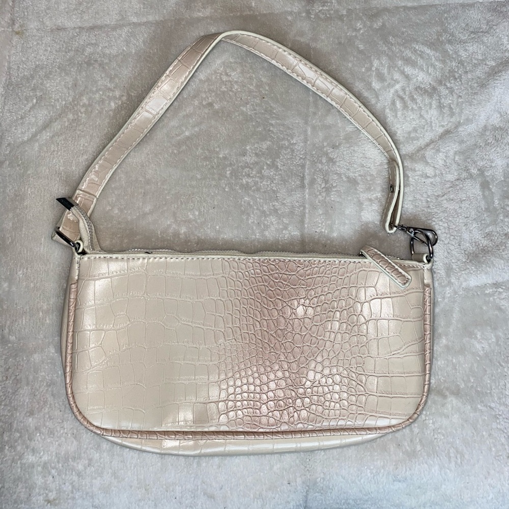 ‼️SOLD‼️Croc Embossed Baguette Bag